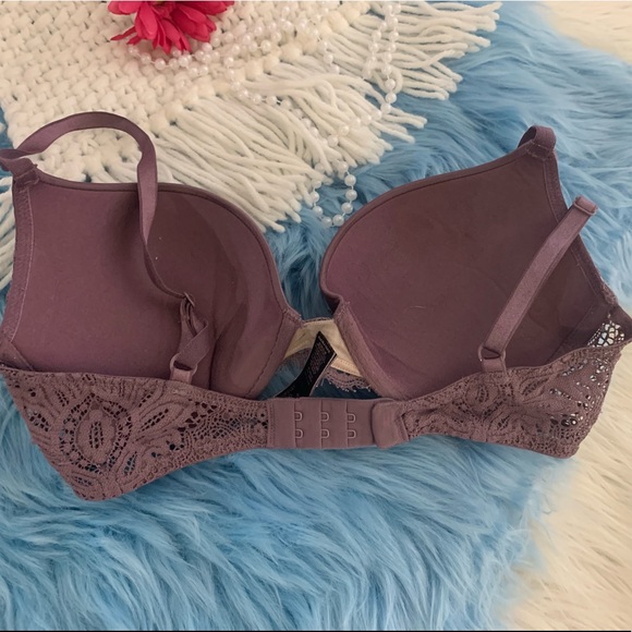 Victoria Secret Eggplant Very Sexy Padded Push Up Bra 32D - Picture 2 of 4